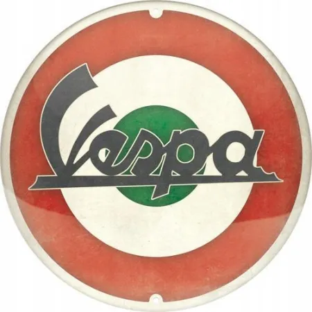 Plakat okrągły 35cm Vespa Logo 25110