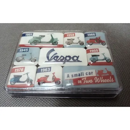 Magnesy (9szt) Vespa Model Chart 83110