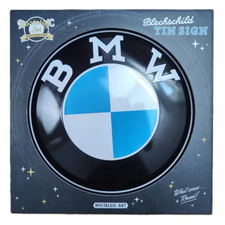 Plakat okrągły 35cm BMW Logo 25101