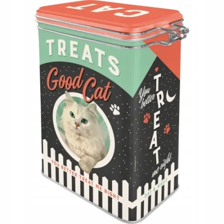Puszka z klipsem Cat Treats Good B 31107