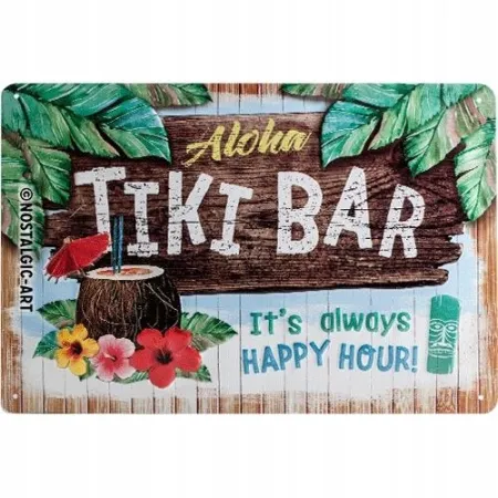 Plakat 20x30cm Tiki Bar Tiki Bar 22251