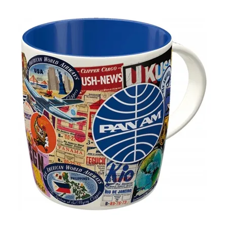 Kubek Pan Am Travel Collage 43074