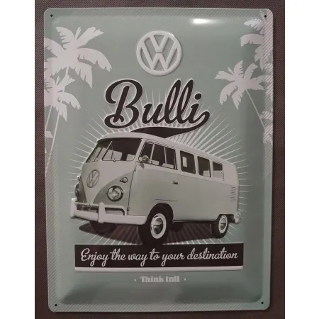 Tablica szyld VOLKSWAGEN T1 BULLI VW metal 30x40