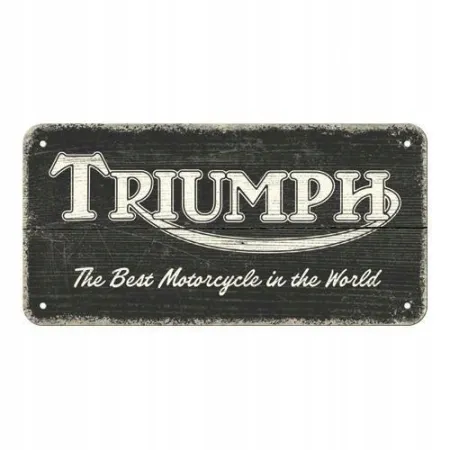 Zawieszka Triumph Logo Black Wood 28052