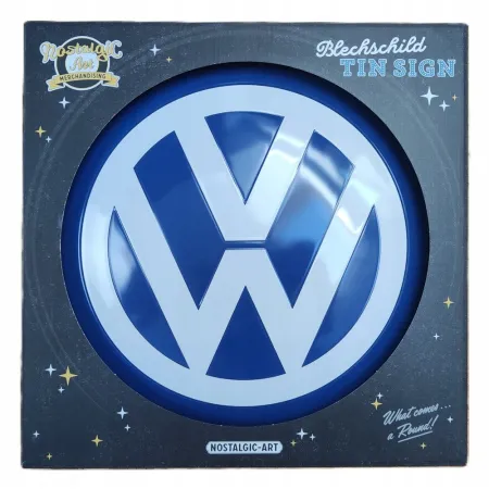Plakat okrągły 35cm VW Logo 25106