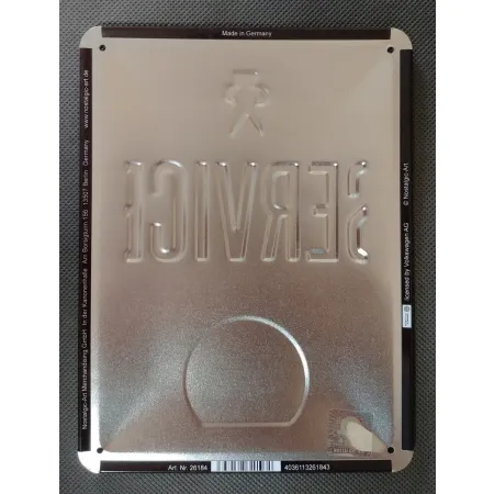 Tablica szyld VOLKSWAGEN SERVICE VW blacha metal