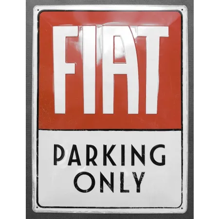 Plakat 30x40 Fiat Parking Only 23300
