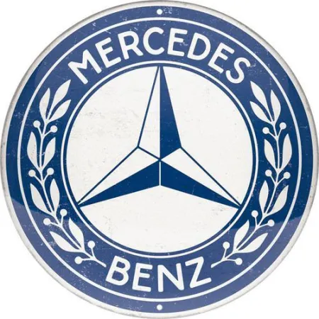 Plakat okrągły 35cm Mercedes Benz 25105