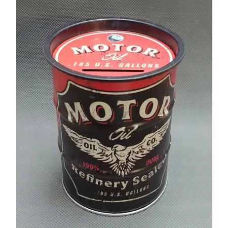 Skarbonka MOTOR OIL USA metalowa puszka prezent