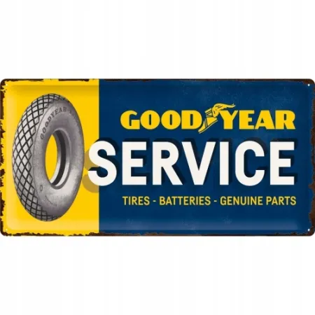 Plakat 25 x 50cm Goodyear - Servic 27024