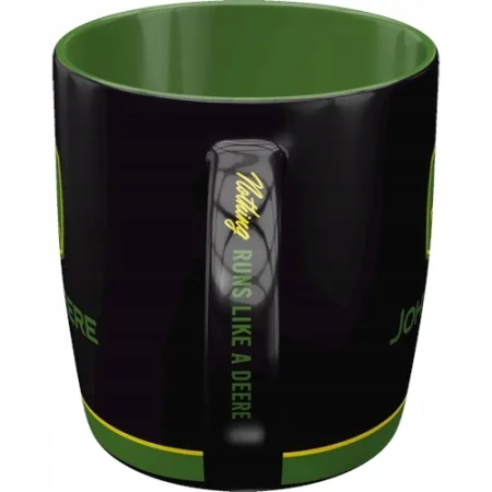 Kubek John Deere Logo Black 43081