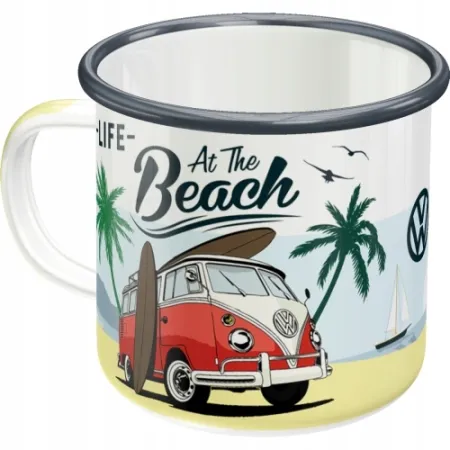 Emaliowany Kubek VW Bulli-Beach 43218