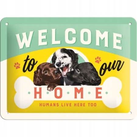 Plakat 15 x 20cm Welcome Puppies 26210