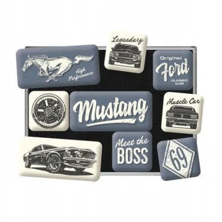 Magnesy (9szt) Ford Mustang Boss 83124