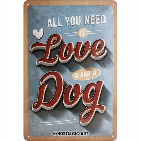 Plakat 20x30 Pfoten Love Dog 22273