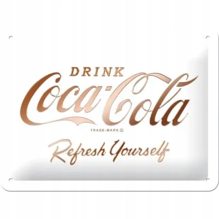Tablica szyld COCA-COLA karta plakat metal 15x20