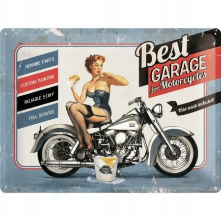 Plakat 30x40cm Best Garage - Blu 23142