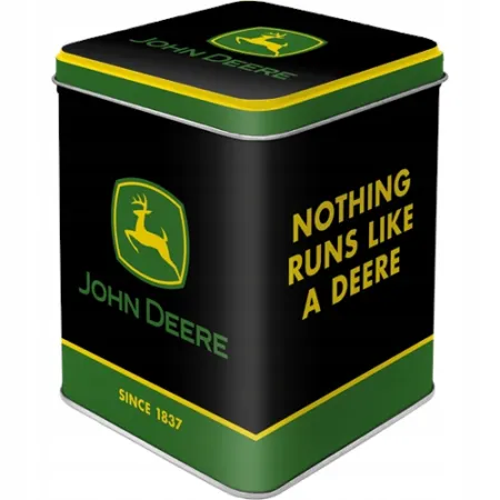 Pojemnik na herbatę JOHN DEERE blacha puszka