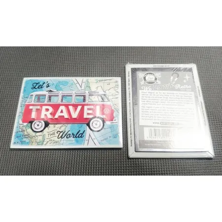 Magnes VW Bulli Let`s Travel 14403