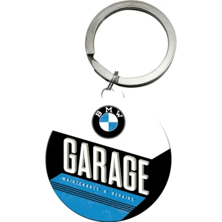 Brelok BMW GARAGE do kluczy na prezent metalowy