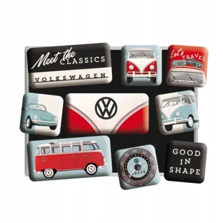 Magnesy (9szt) VW Meet Classics 83107
