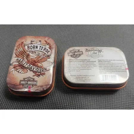 Miętówki HARLEY-DAVIDSON metalowe pudełko gift