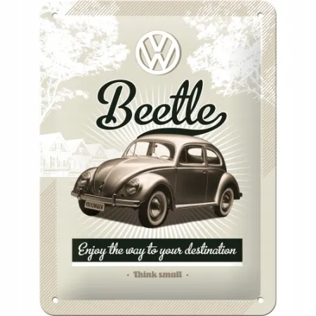 Plakat 15 x 20cm VW Retro Beetle 26129