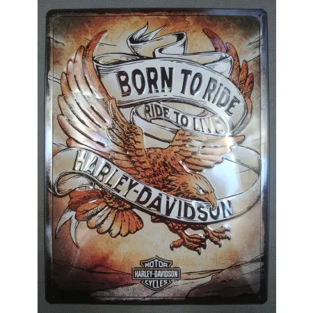 Plakat 30x40 Harley Davidson Born 23317