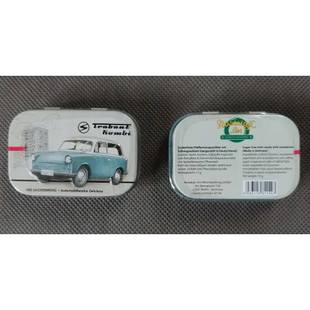 Miętówki TRABANT KOMBI metalowe pudełko prezent