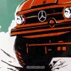 Plakat 30x40 Mercedes Unimog Vinta 23338