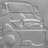 Plakat 30x40 Mercedes Unimog Vinta 23338