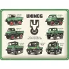 Plakat metalowy 30x40 cm Mercedes-Benz Unimog Models 23382