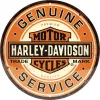 Plakat metalowy okrągły 35 cm Harley-Davidson Genuine Service 25118