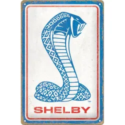 Plakat metalowy 20x30 cm Shelby Cobra Snake Logo 22442