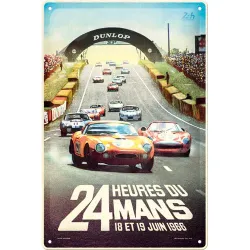 Plakat metalowy 20x30 cm 24h Le Mans Racing 22446