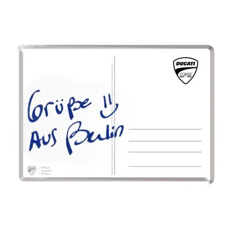 Pocztówka 14x10 cm DUCATI Corse Logo 10350