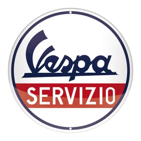 Plakat okrągły 35cm Vespa Logo 25110