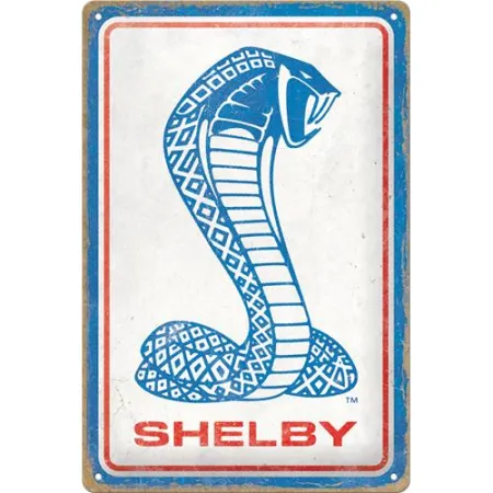 Plakat metalowy 20x30 cm Shelby Cobra Snake Logo 22442