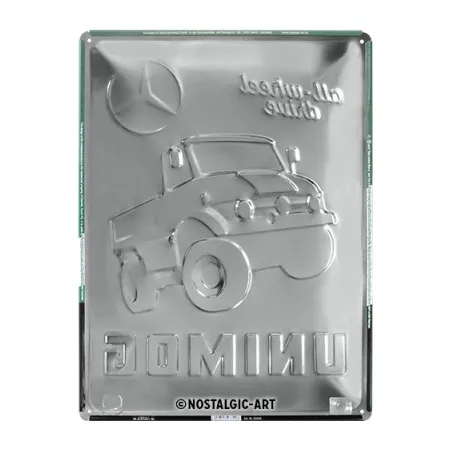 Plakat 30x40 Mercedes Unimog Vinta 23338