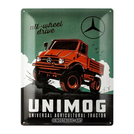 Plakat 30x40 Mercedes Unimog Vinta 23338