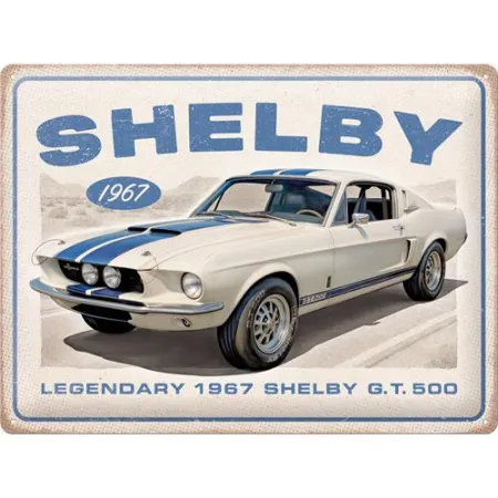 Plakat metalowy 30x40 cm Shelby G.T. 500 1967 23380