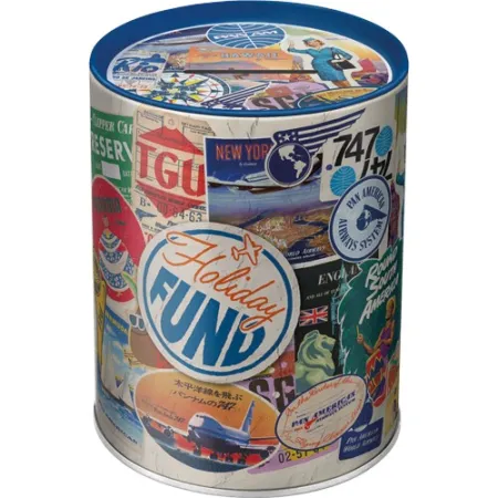 Skarbonka PAN AM - Holiday Fund Collage 31027